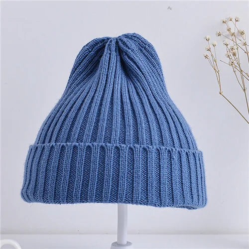 Baby Ribbed Knitted Beanie Hat