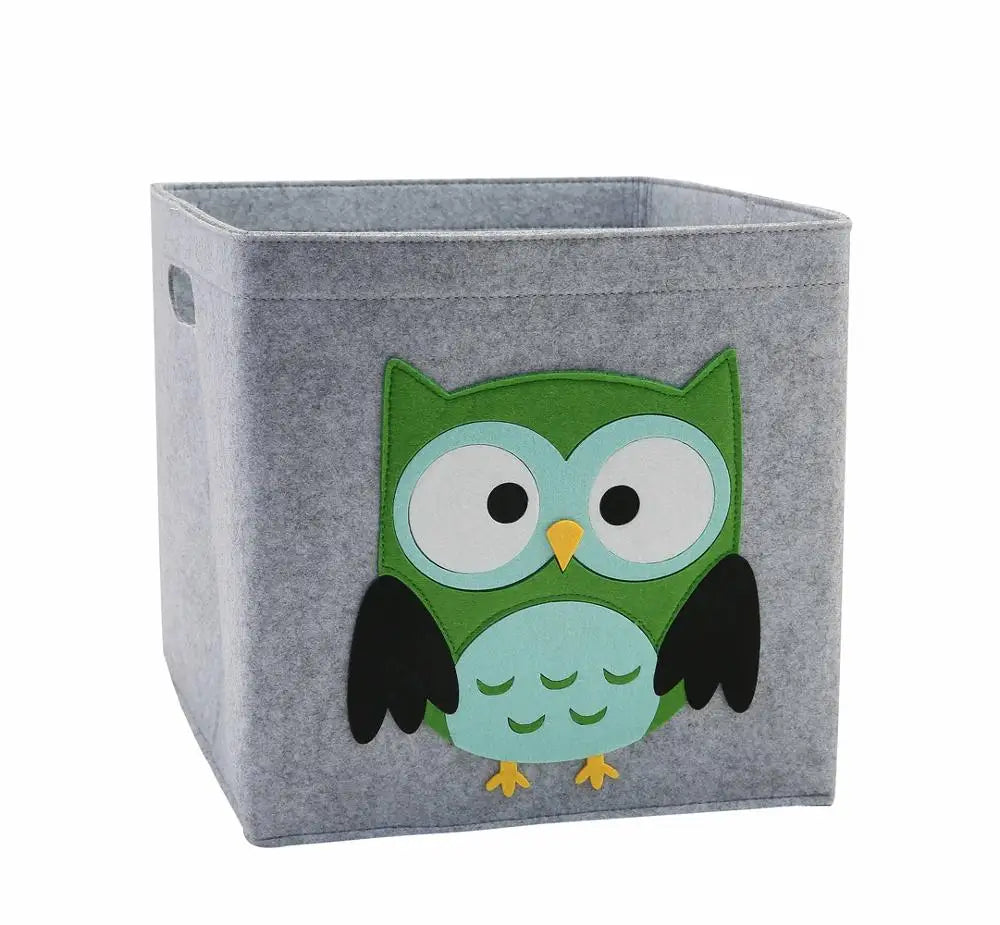 Fabric Storage Organizer Box With Handle For Toys & Clothes