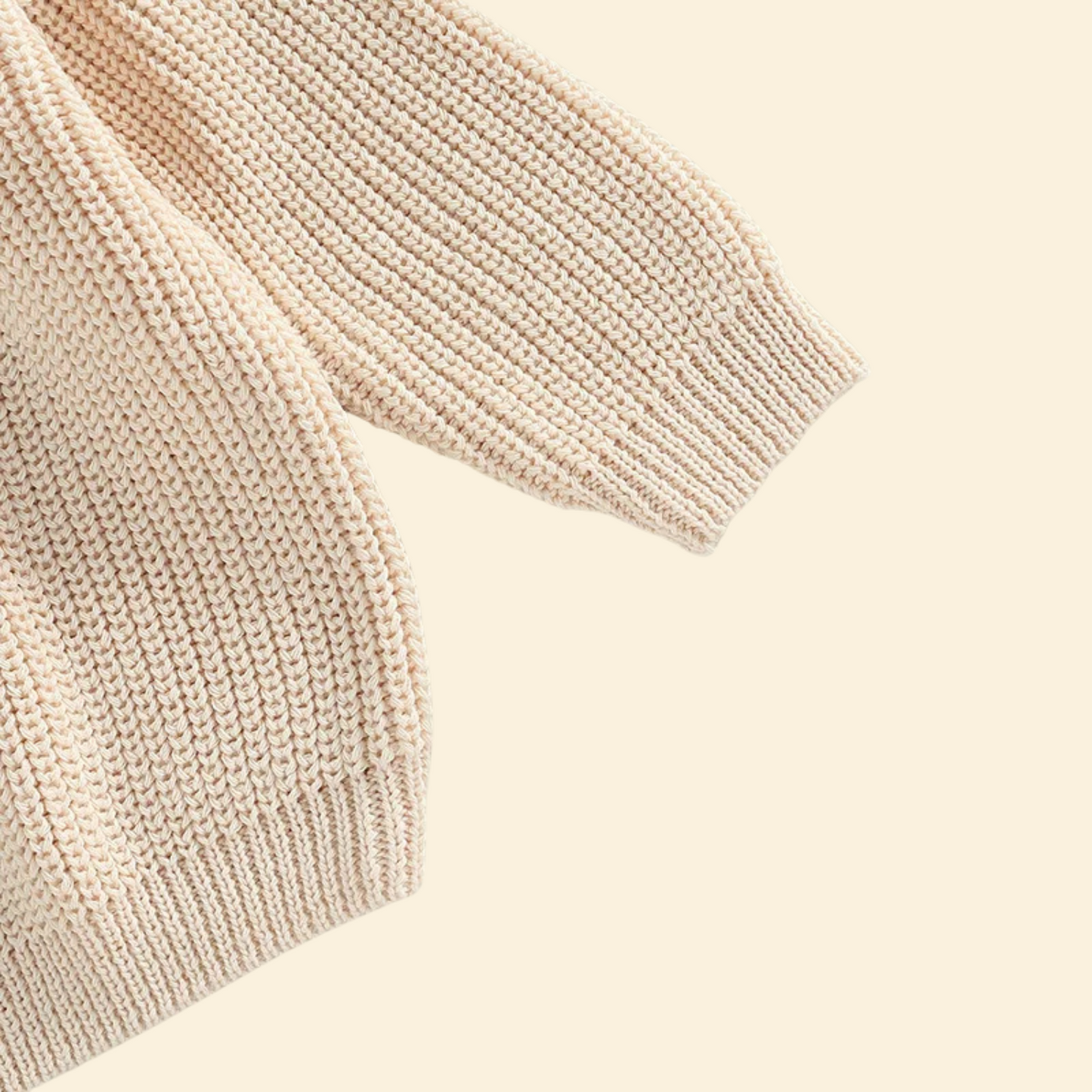 Baby Knitted Long Sleeve Cotton Pullover