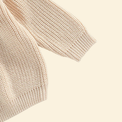 Baby Knitted Long Sleeve Cotton Pullover