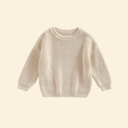 Baby Knitted Long Sleeve Cotton Pullover