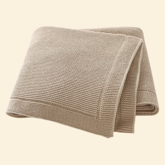 All Seasons Cotton Knitted Baby Blanket