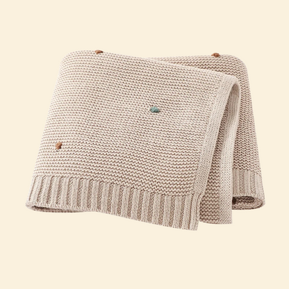 All Seasons Super Soft Cotton Knitted Blanket