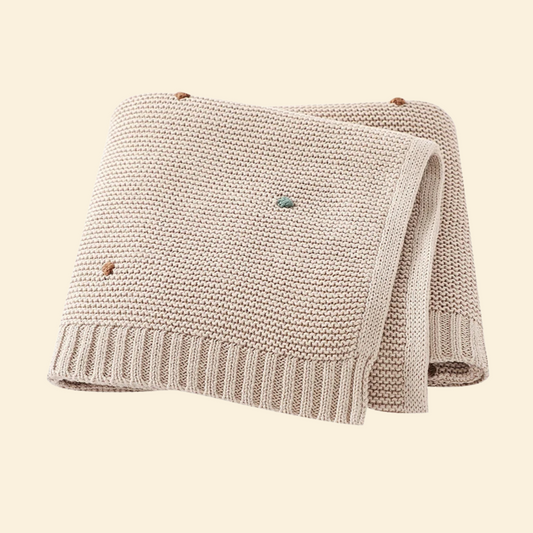 All Seasons Super Soft Cotton Knitted Blanket