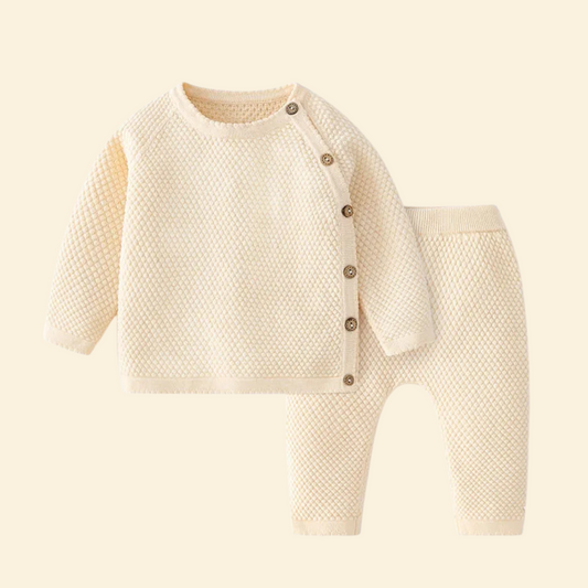 Knitted Baby Pajamas Set