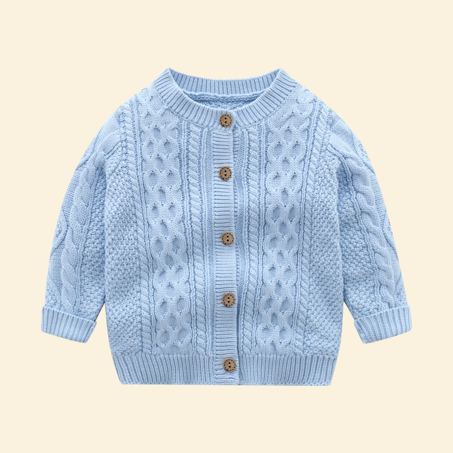 Knitted Casual British Style Cardigan