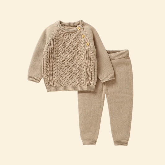 Knitted Casual Baby Clothing Outfits Set