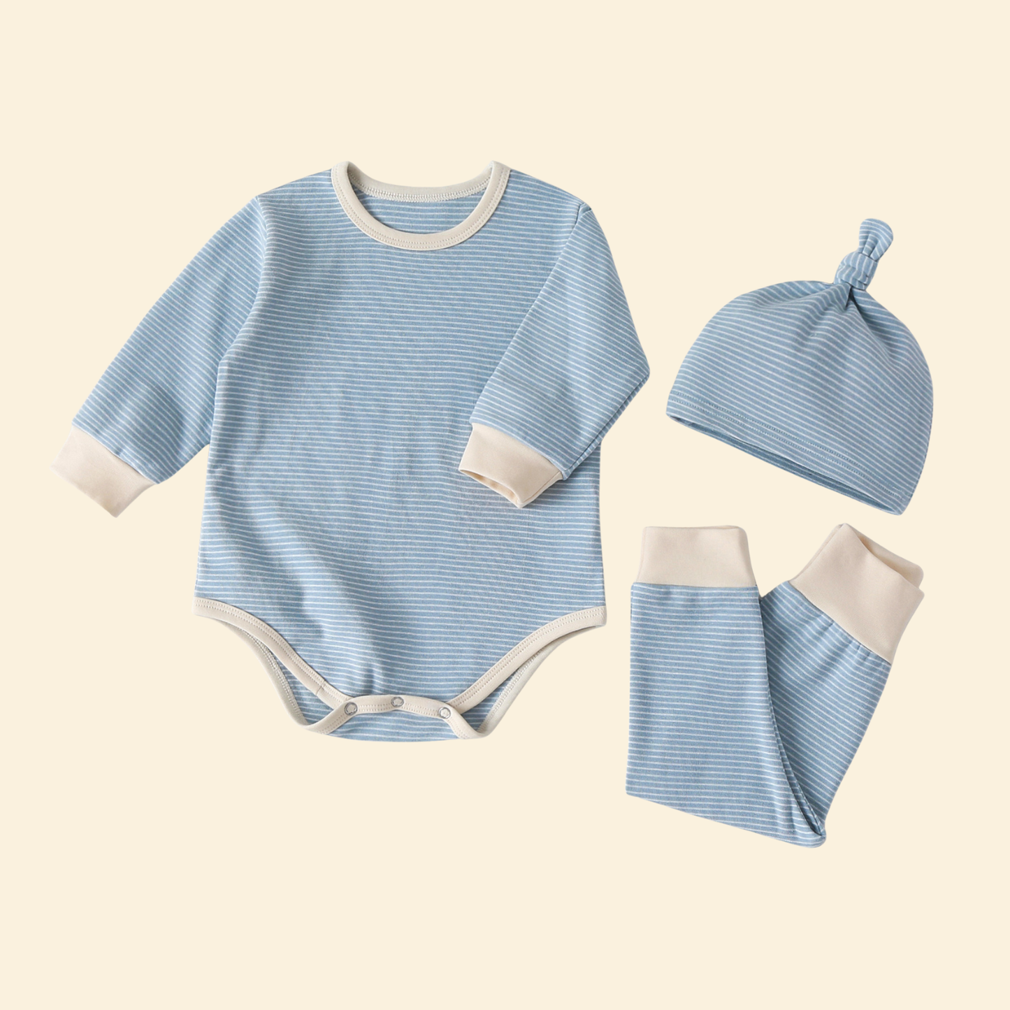 Three-Pieces Casual Outfits Set Baby Clothing