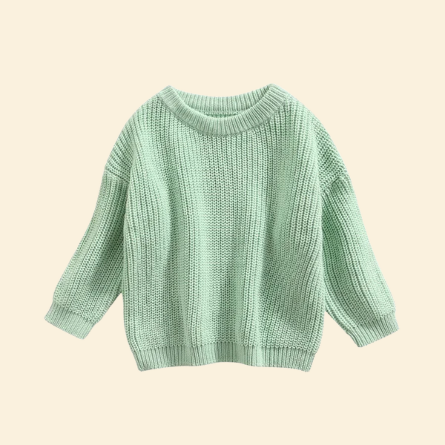 Knitted Casual Long Sleeve Pullover