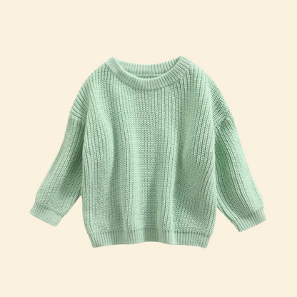 Knitted Casual Long Sleeve Pullover