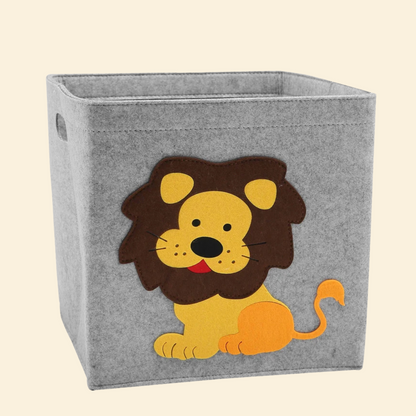 Fabric Storage Organizer Box With Handle For Toys & Clothes