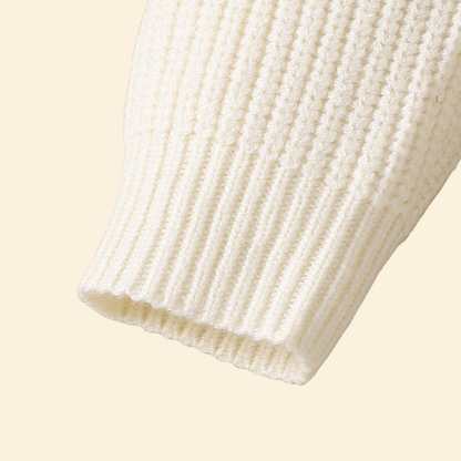 Knitted Casual Long Sleeve Pullover "Little Brother"