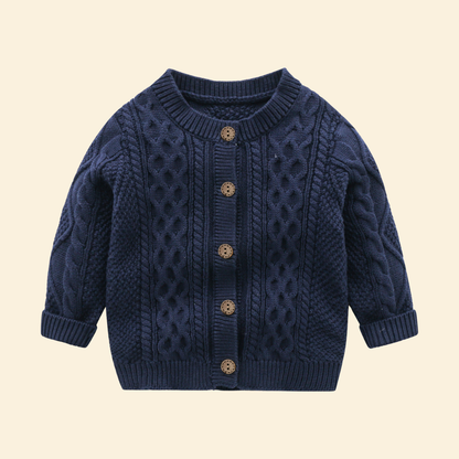 Knitted Casual British Style Cardigan