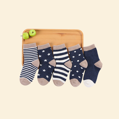 Baby Middle Leg Socks - 5 pairs