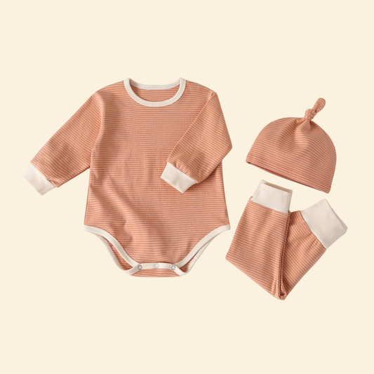 Three-Pieces Casual Outfits Set Baby Clothing