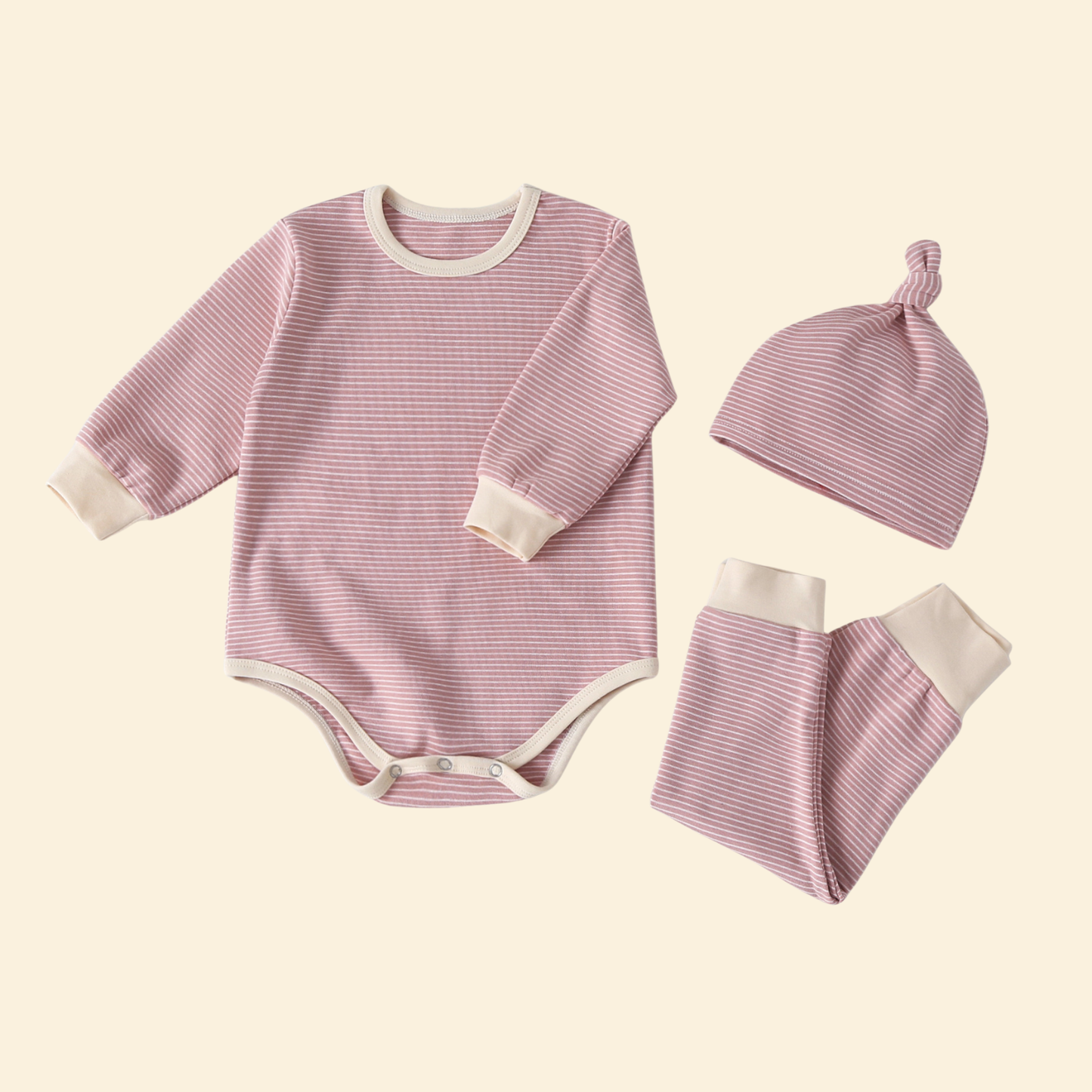Three-Pieces Casual Outfits Set Baby Clothing