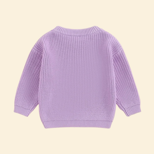 Knitted Casual Long Sleeve Pullover
