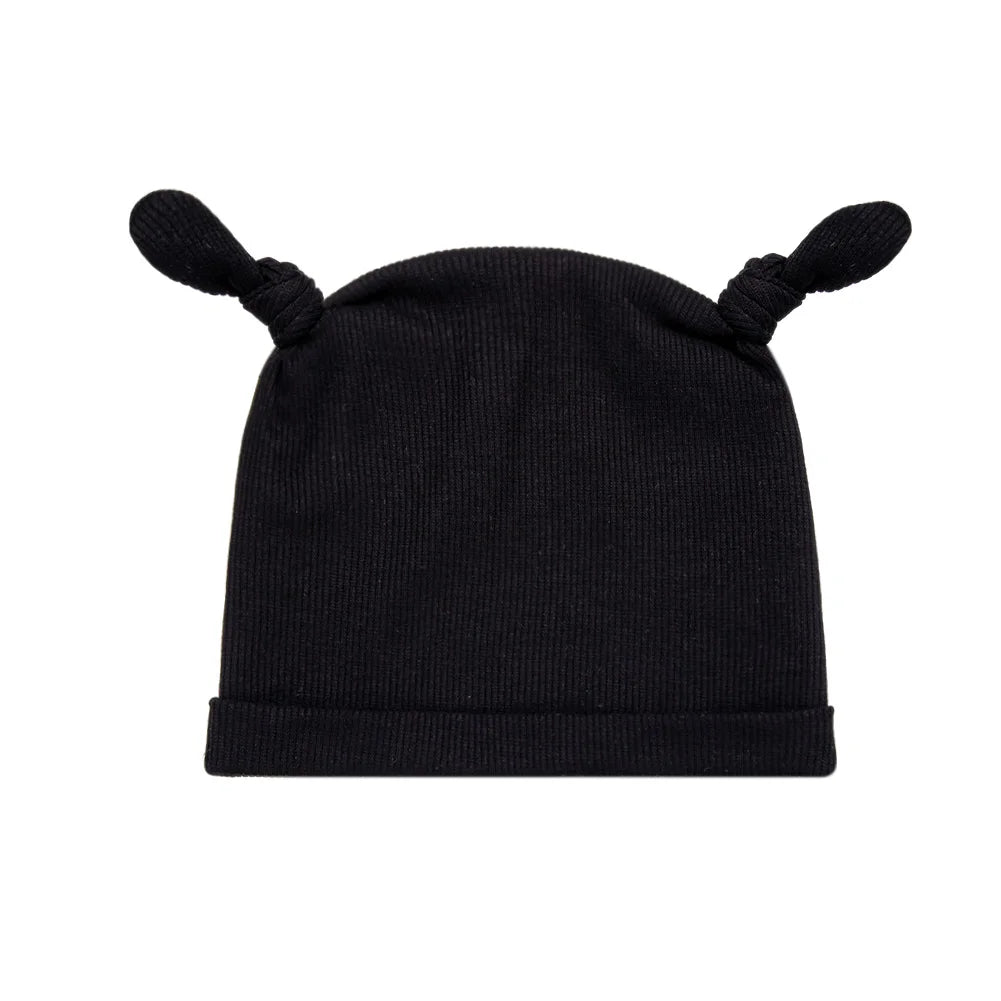 Elastic Ribbed Baby Beanie Hat