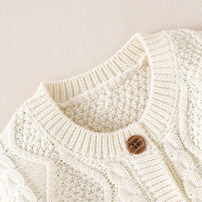 Knitted Casual Baby Cardigan