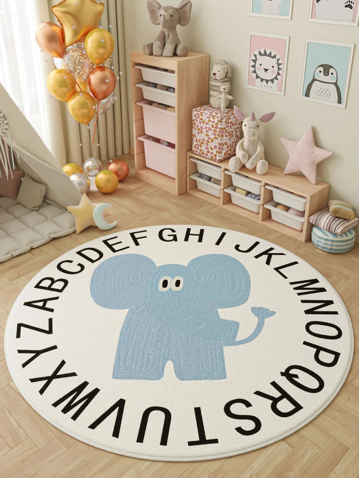 Cartoon Style Round Carpet