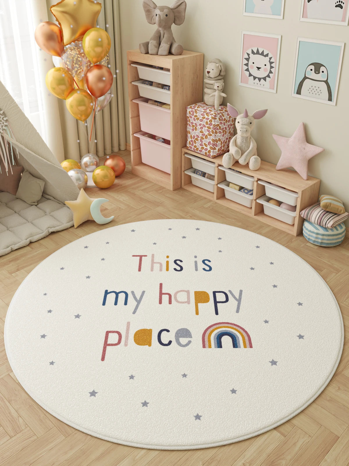 Cartoon Style Round Carpet