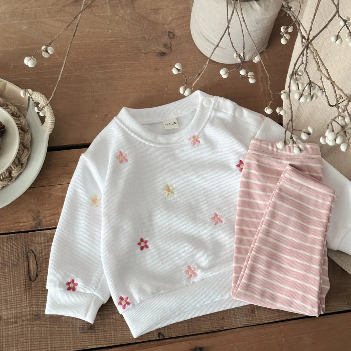 Floral Baby Clothing Outfits Set