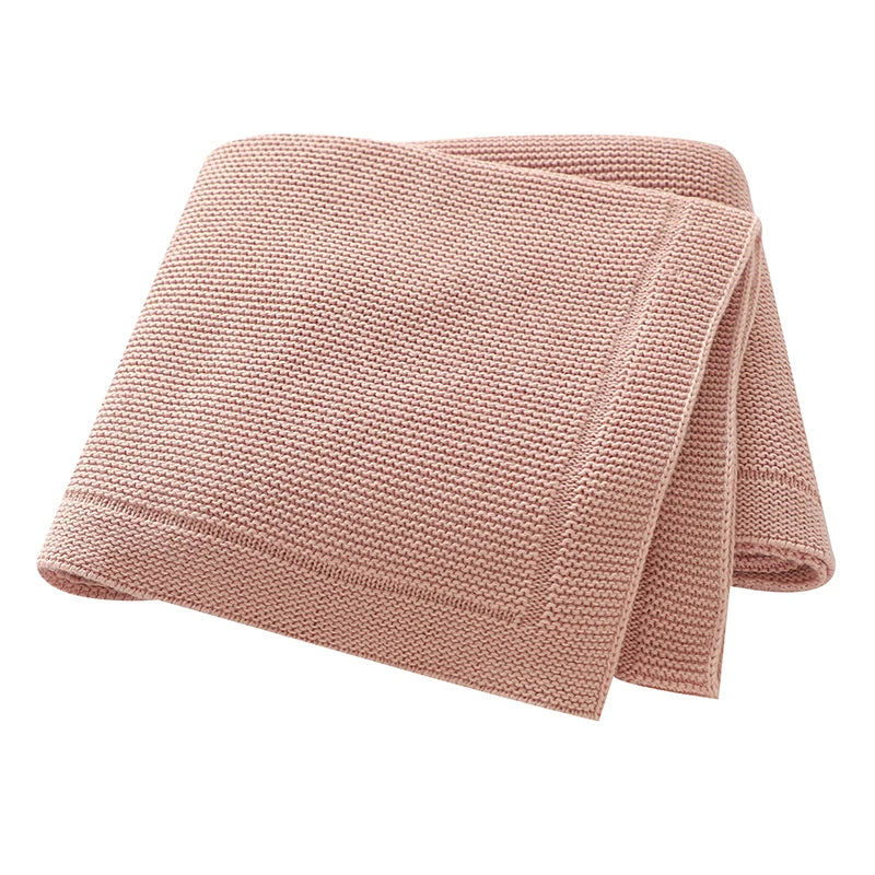 All Seasons Cotton Knitted Baby Blanket