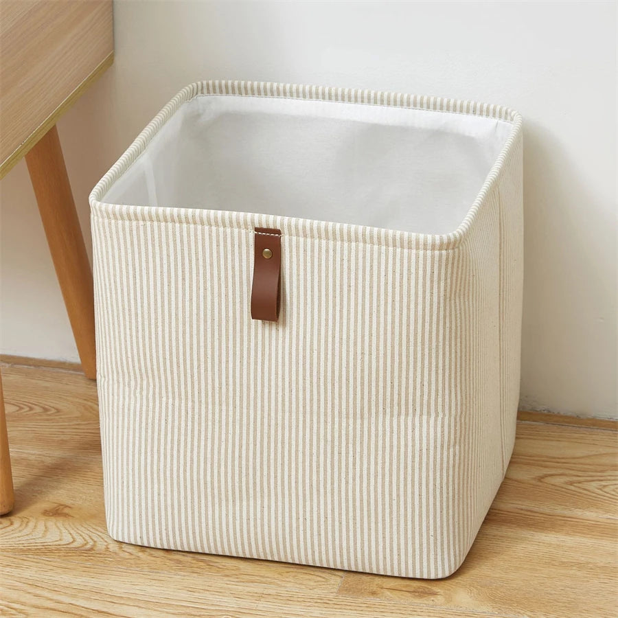 Cube Storage Box With Handle  For Toys & Clothes