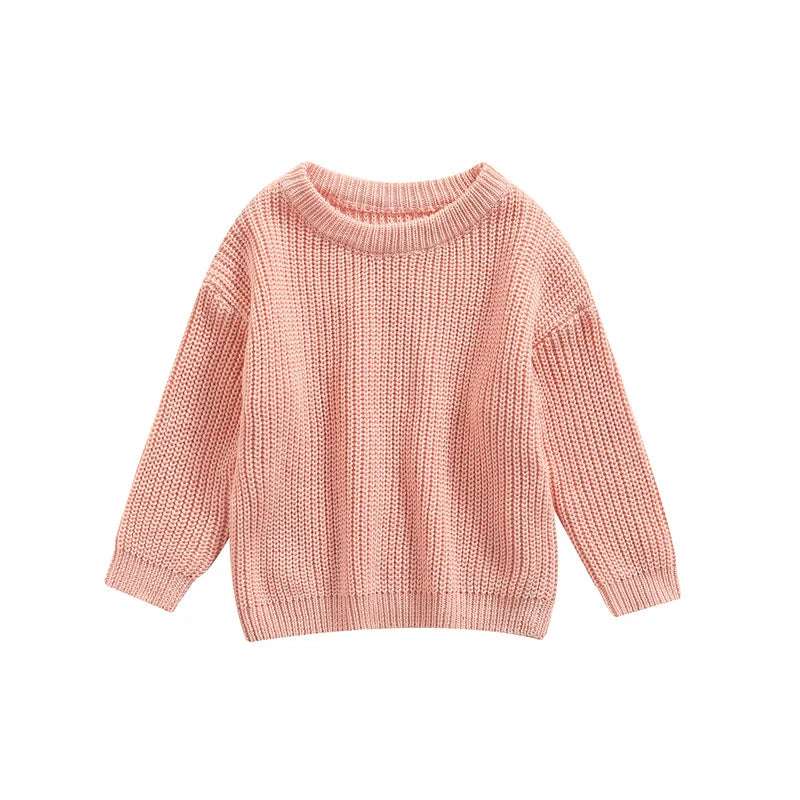 Knitted Casual Long Sleeve Pullover