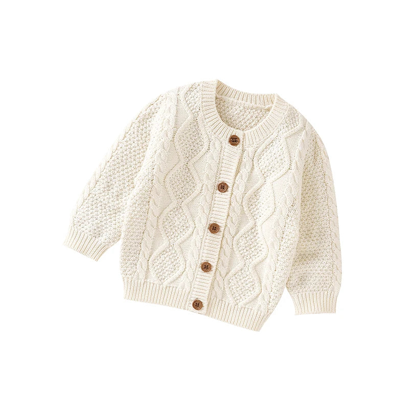 Knitted Casual Baby Cardigan