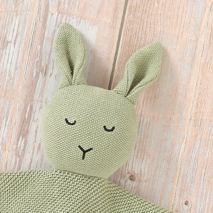 Knitted Cotton Rabbit Doudou