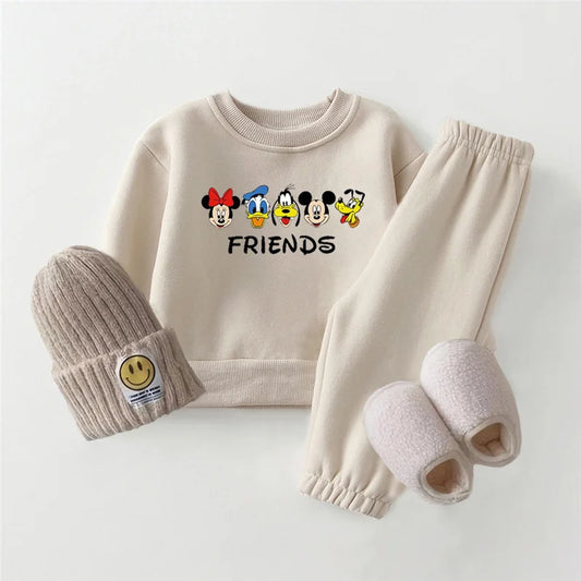 Mickey Mouse Casual Baby Clothing Outfits Set