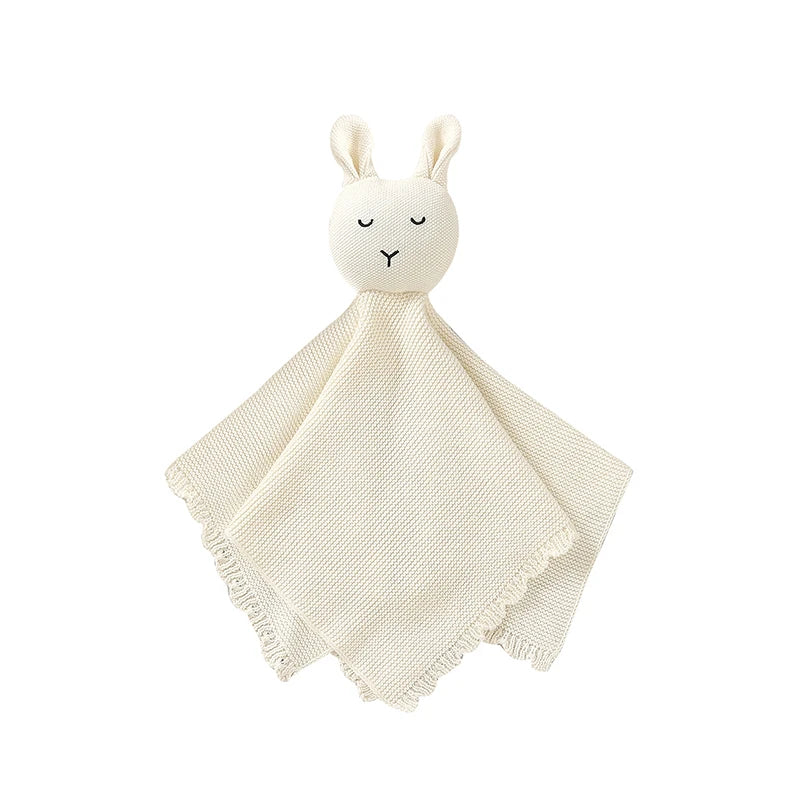 Knitted Cotton Rabbit Doudou