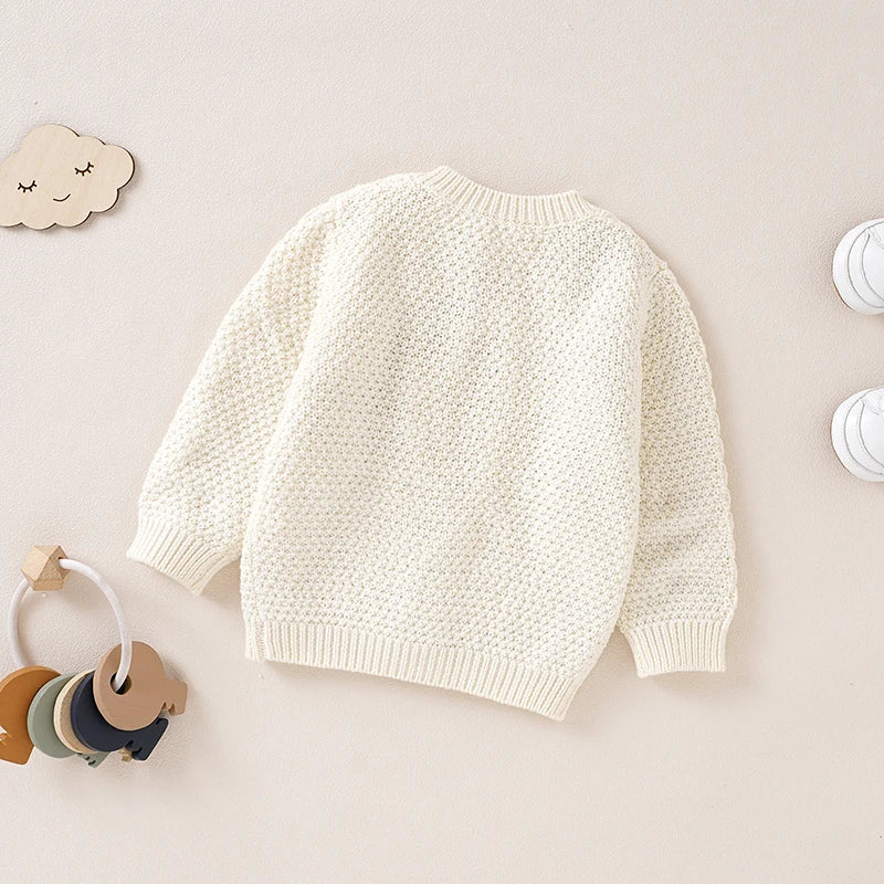 Knitted Casual Baby Cardigan