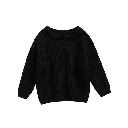 Knitted Casual Long Sleeve Pullover