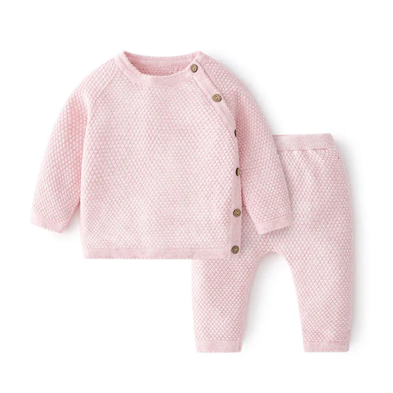 Knitted Baby Pajamas Set