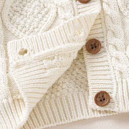 Knitted Casual Baby Cardigan