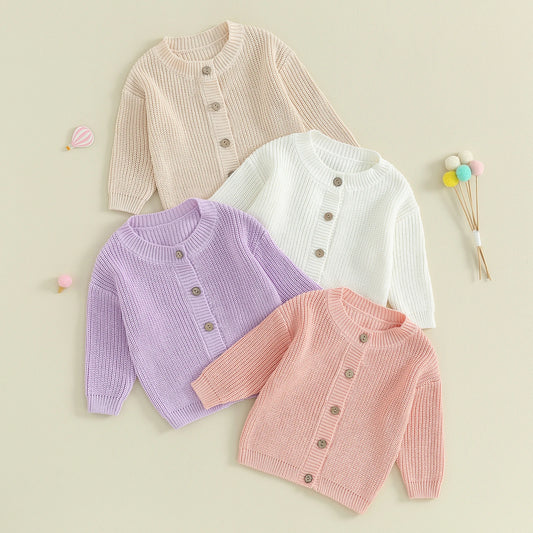 Knitted Casual Long Sleeve Cardigan