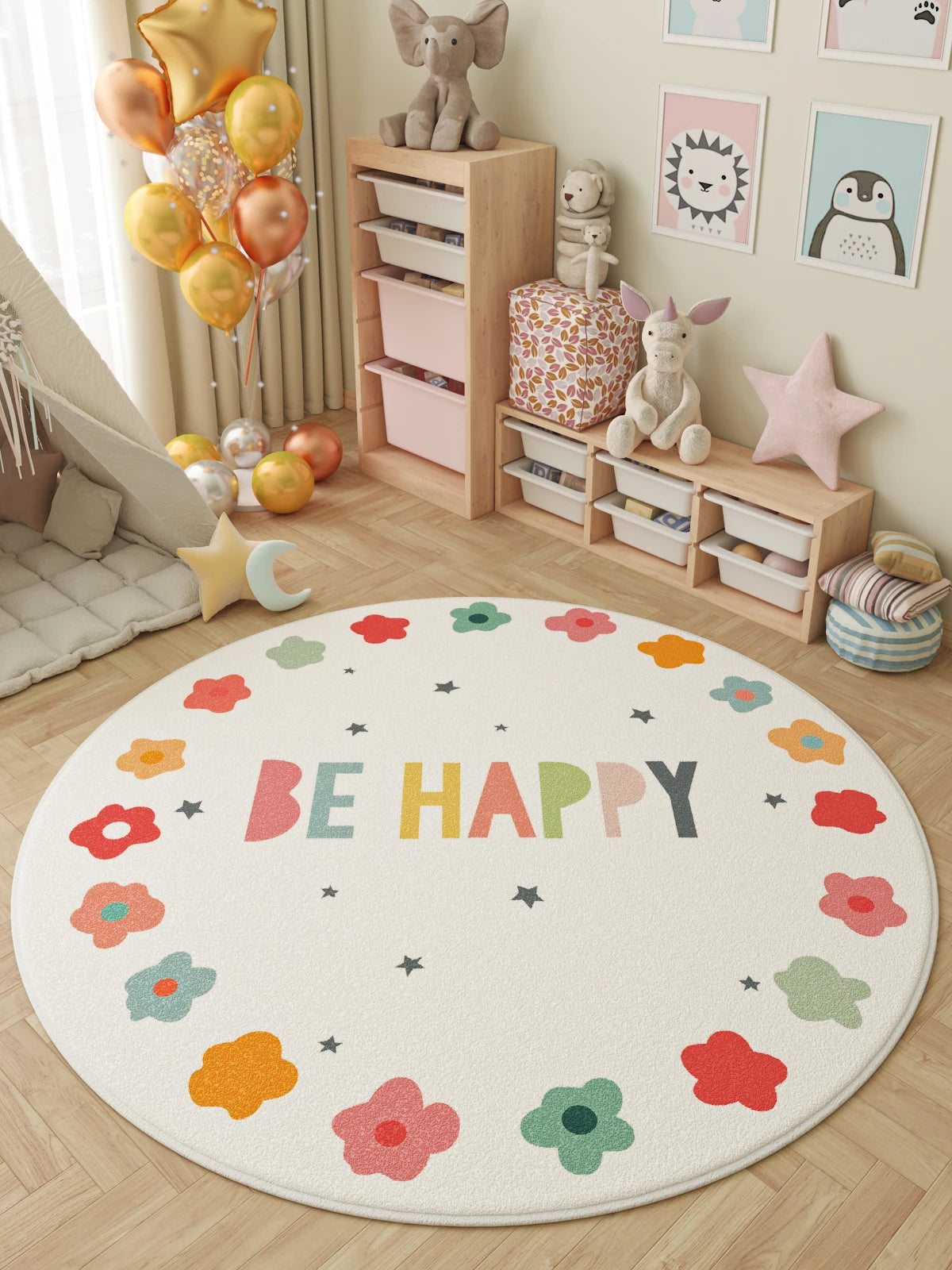 Cartoon Style Round Carpet