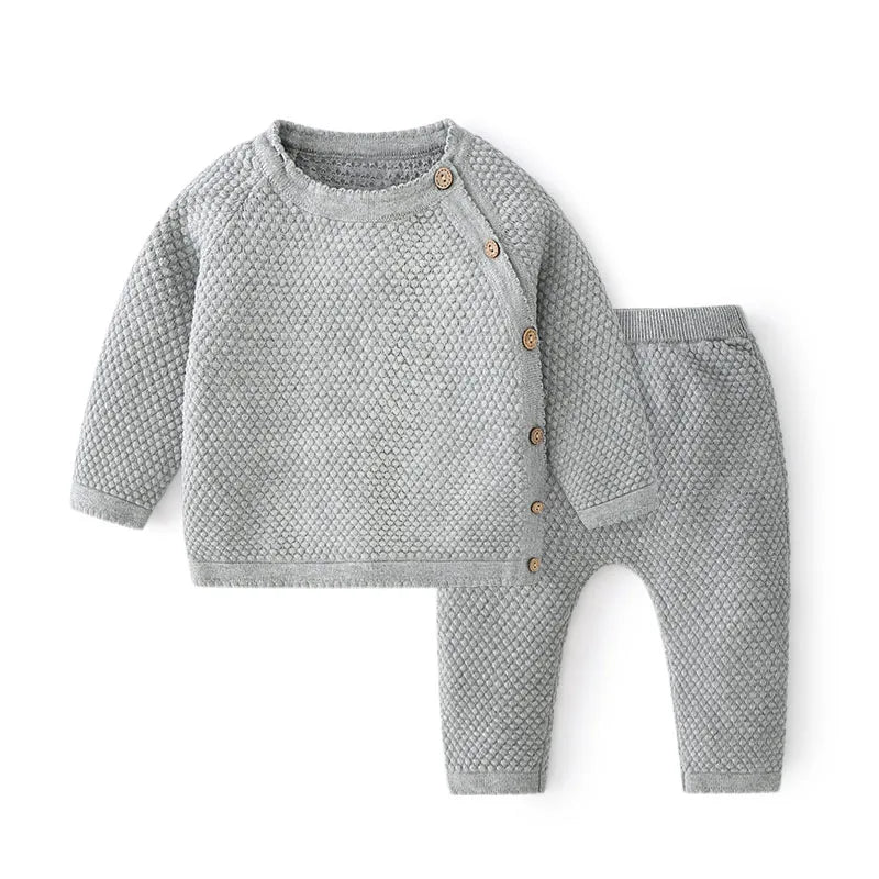 Knitted Baby Pajamas Set