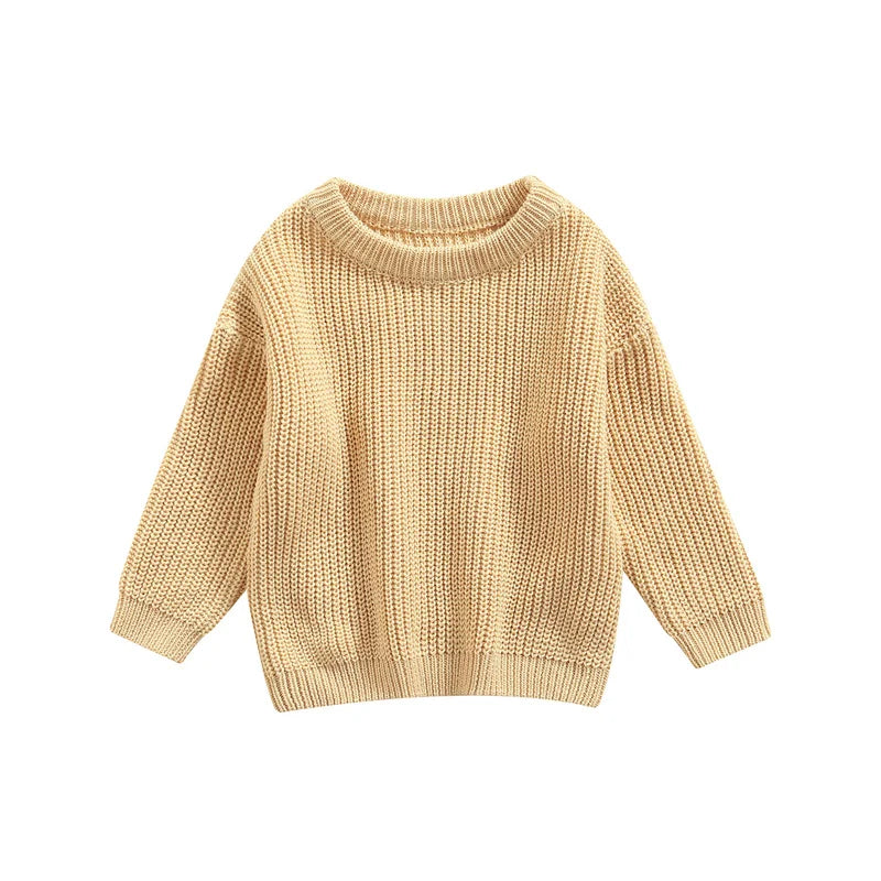 Knitted Casual Long Sleeve Pullover