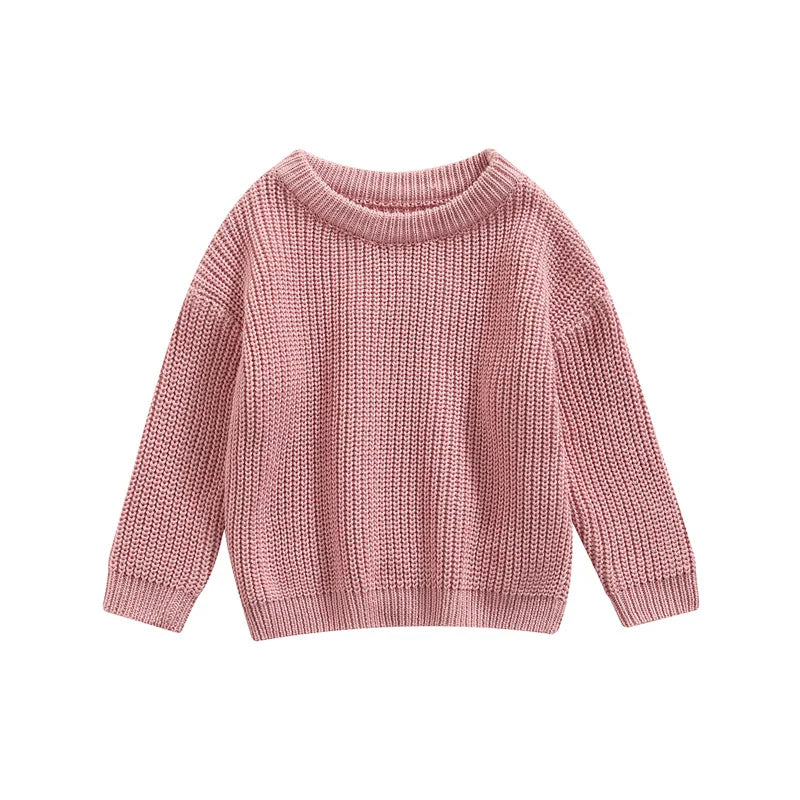 Knitted Casual Long Sleeve Pullover