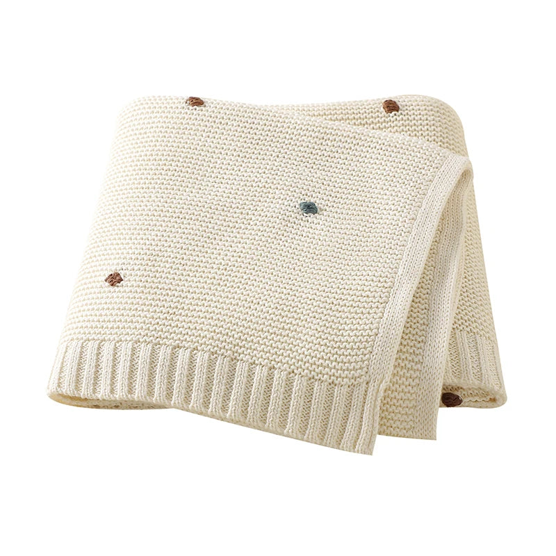 All Seasons Super Soft Cotton Knitted Blanket