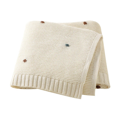 All Seasons Super Soft Cotton Knitted Blanket