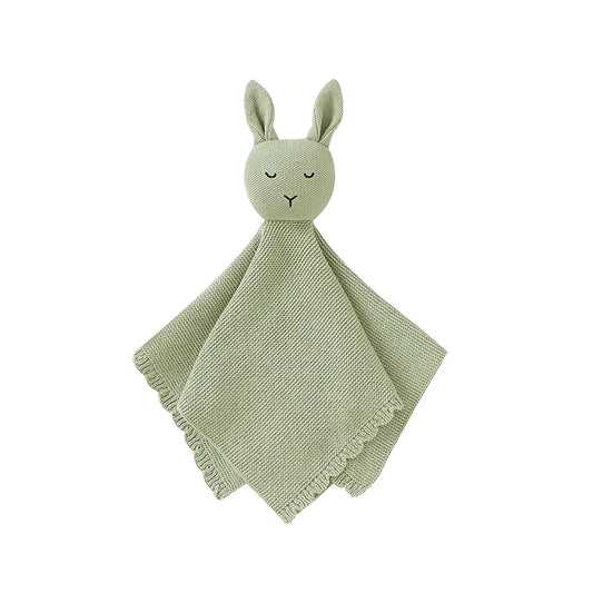 Knitted Cotton Rabbit Doudou