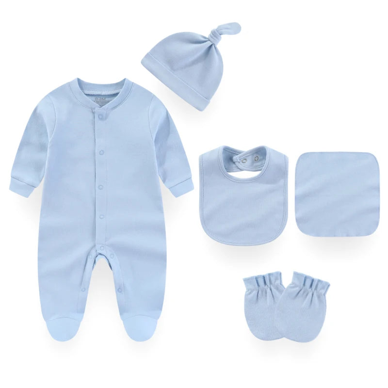 Newborn Baby Pajamas #5 pieces Sets