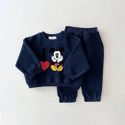 Mickey Mouse Casual Baby Clothing Outfits Set