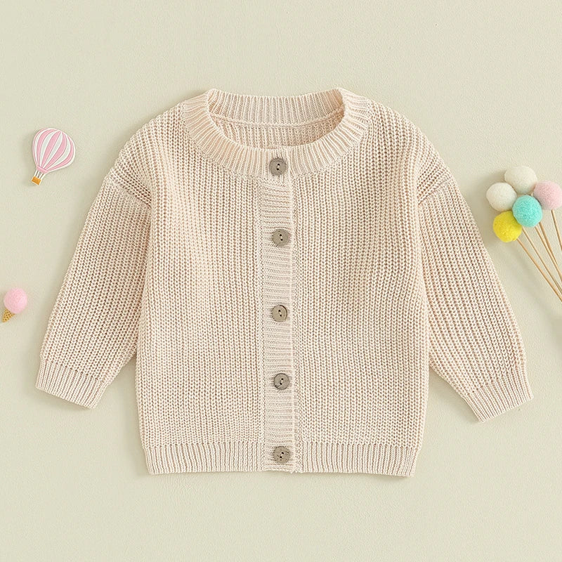 Knitted Casual Long Sleeve Cardigan