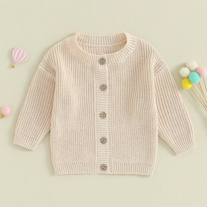 Knitted Casual Long Sleeve Cardigan