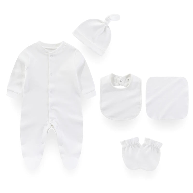 Newborn Baby Pajamas #5 pieces Sets